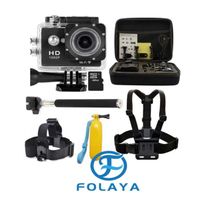 FOLAYA W9 2.0" WIFI 1080P 32 Go Sport Pro Action Caméra 30M étanche Black