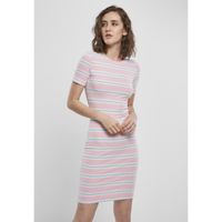 Robe femme - Urban Classics - stretch stripe - Rose - Sans manche - Multisport