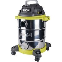 Aspirateur eau et poussière RYOBI - RVC-1530IPT-G - Cuve inox - 30L