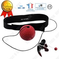TD® Balle de réflexe pour entraînement de boxe boule portable combat exercice réaction vitesse fitness MMA poinçonnage bandeau