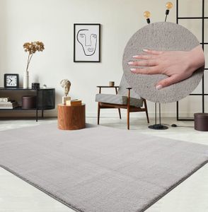 Tapis Salon/chambre 180x240 Cm – Motifs Graphiques – Gris (neuf Avec étiquettes)