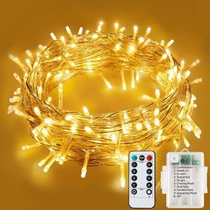 GUIRLANDE D'EXTÉRIEUR Guirlande lumineuse de Noël à piles 12 m 120 LED 8