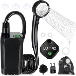 Colapz Douche de Camping Rechargeable, Portable Nomade