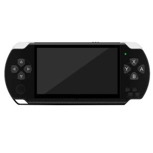 CONSOLE PSP noir - X6-Console de jeu portable avec écran de 4.