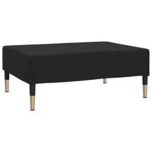 TABLE BASSE 9831•|Meuble® UNIQUE Pouf ,Table basse salon Repose-pied Noir 78x56x32cm Velours,Spécial & Design moderne
