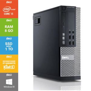 UNITÉ CENTRALE  Pc bureau DELL OPTIPLEX 7010 core i5 8go ram 1to s