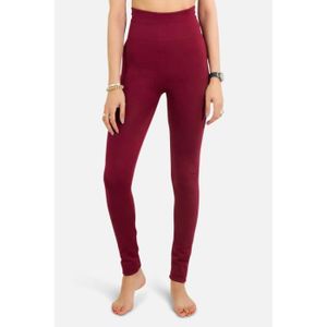 PrettyFashion Leggings Taille Haute Pleine Longueur Bleu Marine, X-L Tailles Grandes