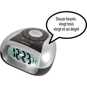 Radio réveil Réveil numérique parlant avec thermomètre - PEARL 