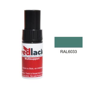 PEINTURE - VERNIS Redlack Peinture flacon retouche RAL 6033 Brillant multisupport
