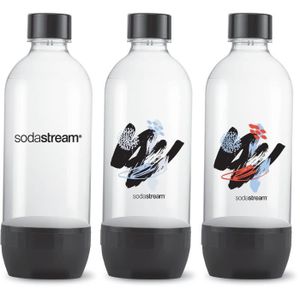 Lot de 2 Carafe en verre SodaStream 0,6L (Transparent) à prix bas