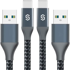 CÂBLE TÉLÉPHONE Cable USB type C Syncwire - pack de 2 pièces