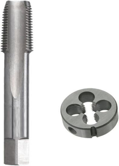 Jeu De Tarauds Et Filière M22 X 1.5 Mm - HSS (Acier Rapide) - 2 Tarauds + 1 Filière - Filetage Métrique à Droite