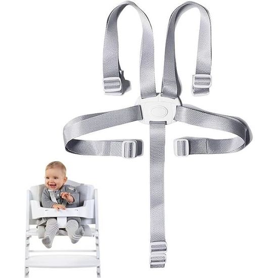 Harnais Chaise Haute Ceinture De Sécurité Bébé Réglable Harnais 5 Points Chaise Haute Harnais 5 Points Pour Poussette