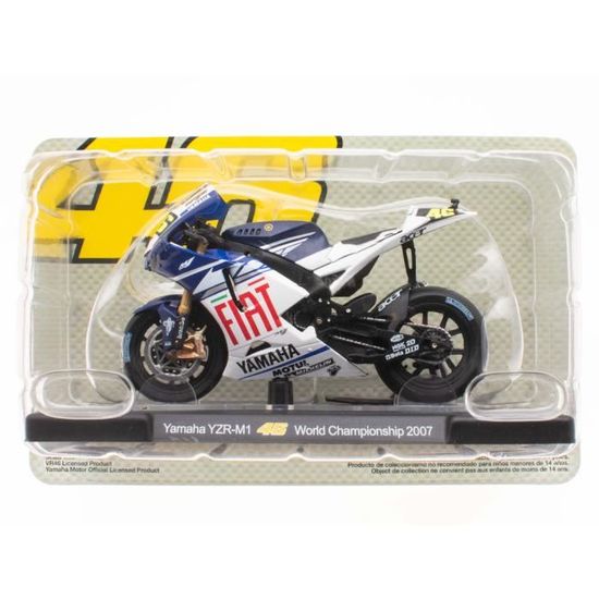 Véhicule miniature - Yamaha - Moto 1:18 de Valentino Rossi 46 - World Championship 2007 - VR017
