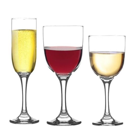 Libbey Ensemble de verres et de verres à pied 8 pièces Libbey Merida Libbey Ensemble de verres et de verres à pied 8 pièces Libbey Merida