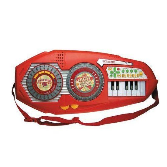 Accordéon Bontempi Pour Enfants - 17 Touches + 8 Basses - En Bois - Avec Bandoulière - Instrument Musical