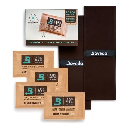 Boveda 49% Size 70 - Kit Umidificatore Per Chitarra E Strumenti Musicali (Piccolo)