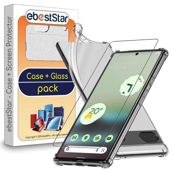 Coque Gel Transparente Pour Google Pixel 6A Et 2 Protections écran