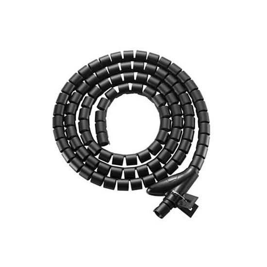 Gaine Câble 3m Noir 12-20mm - Organisateur Câbles Auto-Fermant - TV, Bureau, Maison