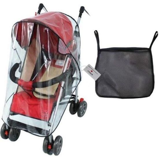 Housse De Pluie Universelle Pour Poussette Babyzen Yoyo 6+ - Transparente