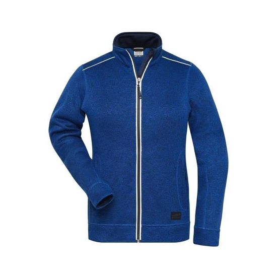VESTE Polaire Femme TROPICAL BLUE A broder