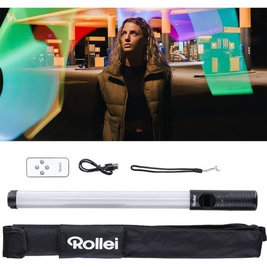 Luce LED Rollei Lumis Compact RGB - Farettino Per Foto/Video, Batteria, 98 CRI, Effetti Speciali - Foto 2