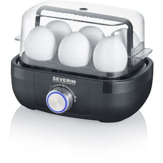 Cuit-œufs SEVERIN EK3166 - 420 W - Noir - Pour 1 à 6 œufs