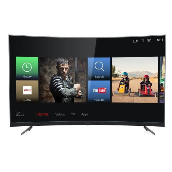 THOMSON 65UZ6096 TV LED UHD 4K HDR Ecran incurvé - 65" (165 cm) - Smart TV - Classe énergétique A+