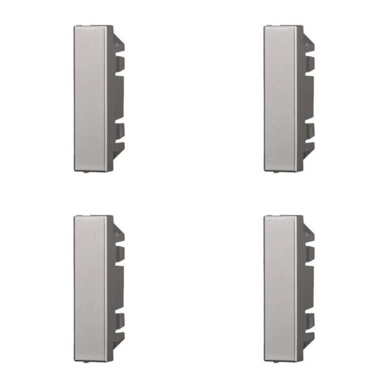 Détecteur De Mouvement Ettroit Série Space - Gris, Compatible BTicino Living