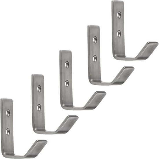 Cintres Floqués KADAX, Lot De 5, Avec Crochets En Acier Inoxydable, Pour Penderie