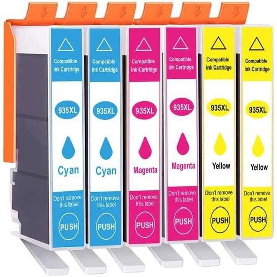 Cartuccia 934XL Compatibile HP 2 Cartucce Di Inchiostro Nero Compatibili 934XL Per Stampanti HP Officejet 6812 6815 6830 6835 6230 Epson 405 XL - Foto 3