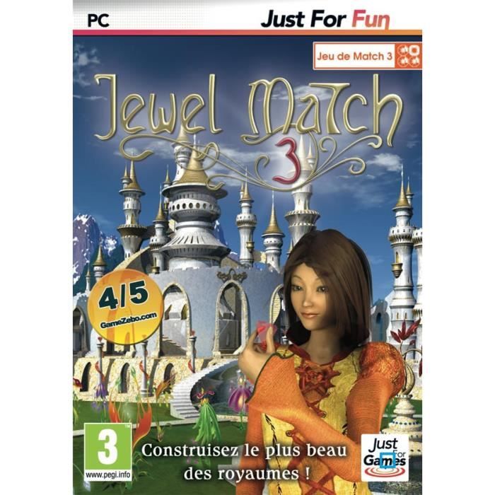 Just For Games Jewel Match 3 / Jeu PC