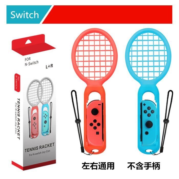 Switch Mario Raquette de Tennis Nintendo Mario ACE Raquette de Tennis Somatosensorielle Accessoires de Jeu Rouge et Bleu