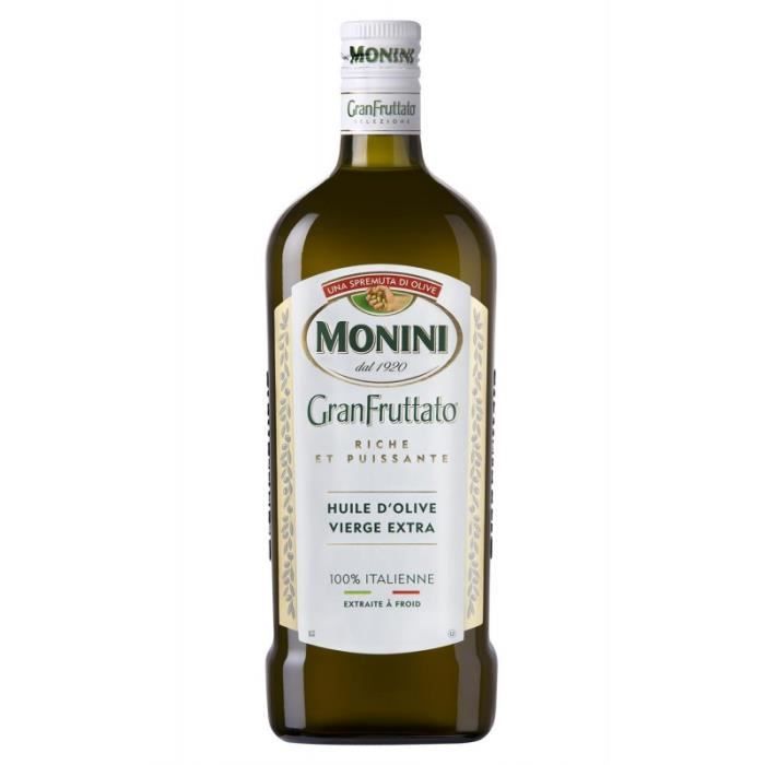 MONINI - Huile D'Olive Vierge Extra Granfruttato 75Cl - Lot De 3