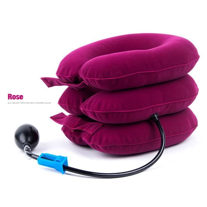 Nouveau cou gonflable dispositif de traction cervicale tête dos épaule douleur au cou maux de tête soins de santé Appareil de massag