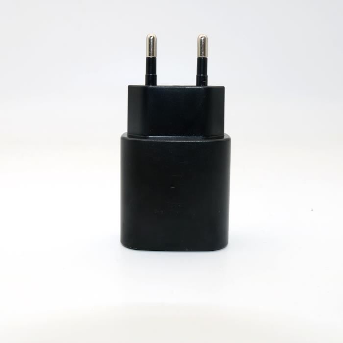 Chargeurs,Samsung Note 10 chargeur Super rapide Original 25W ue adaptateur de charge rapide type C à type c - Type Black EU Charger