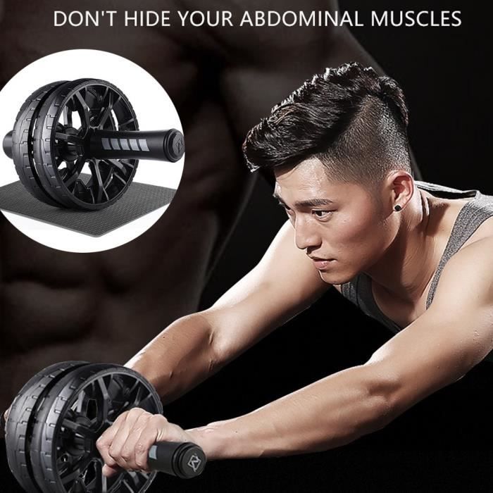 Exercice abdominal Abs Wheel Fitness Home Sport Training Equipment Unise JZS200330295