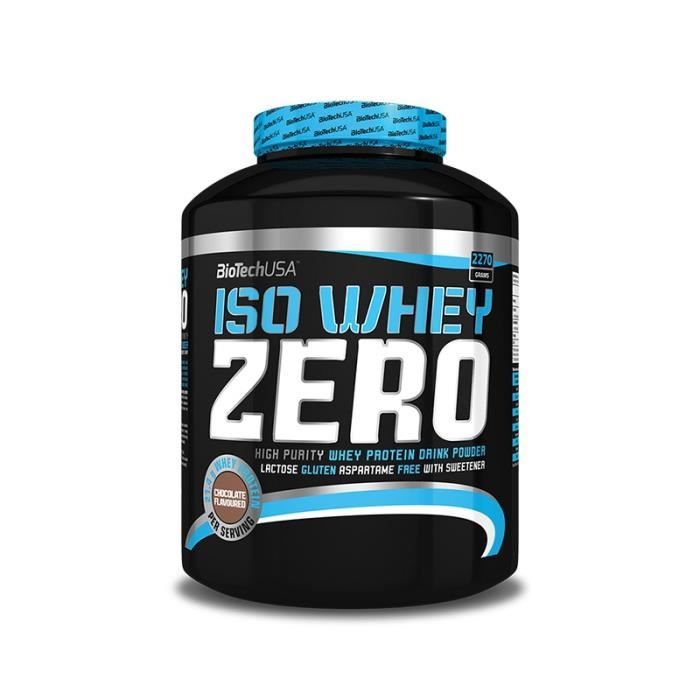 Iso Whey Zero Biotech USA 2270g Noix De Coco