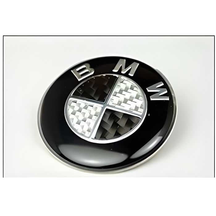 1 X LOGO EMBLEME BMW M TECH 74 MM DE DIAMETRE COFFRE NEUF CLIPSABLE