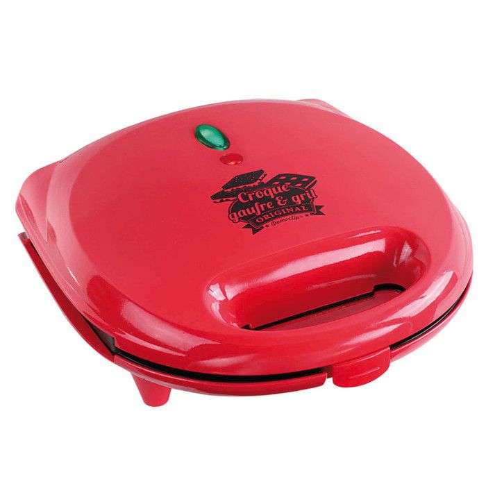 LIVOO DOP133 Gaufrier multifonction - Rouge