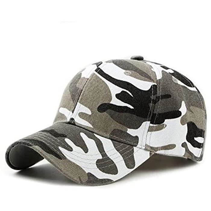 Homme Casquette de Camouflage de Style Militaire Casquette de Baseball Réglable