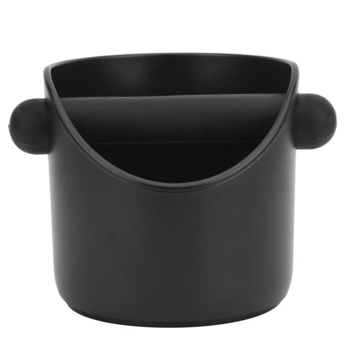 Garosa Seau à café moulu Seau de marc de laitier anti-dérapant de boîte de frappe de café avec des accessoires de fabrication