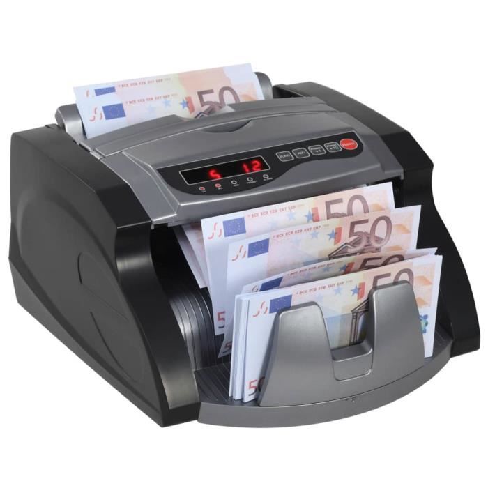 Compteuse de billets Noir et gris COMPTEUSE ESPÈCES