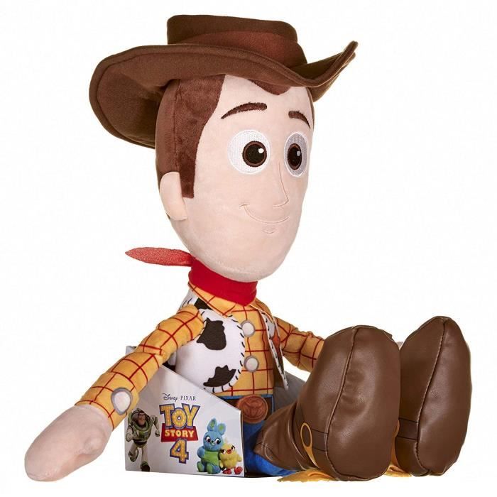 Posh Paws - 37273 - Poupée Disney Pixar Toy Story 4 Woody Soft Doll - Coffret Cadeau