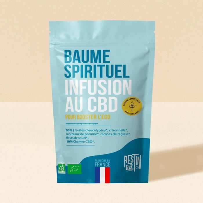 Infusion BIO au CBD stress apaisante detox douleurs \