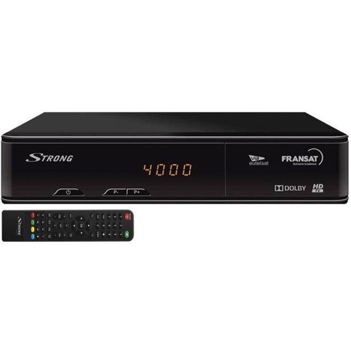 STRONG Récepteur boitier TV satellite HD vendu sans carte FRANSAT Eutelsat 5W