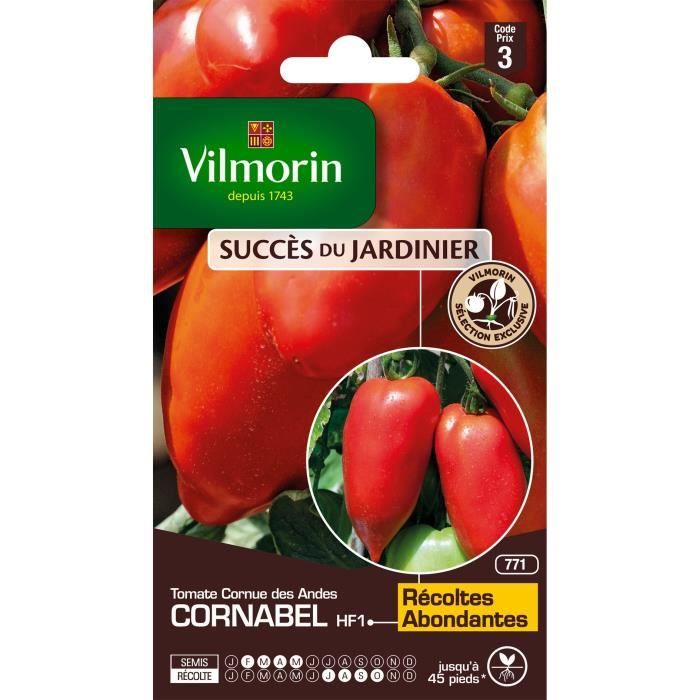 VILMORIN Tomate Cornabel HF1 Sachet de graines