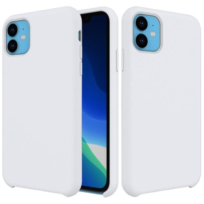 Coque Souple Antichoc En Silicone Liquide Pour Iphone 11 Blanc - 443667