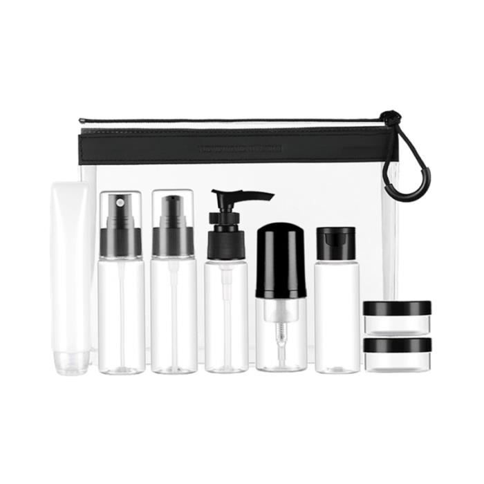 1 ensemble de flacon pompe de pulvérisateur contenant distributeur pour voyage à domicile KIT DE PRODUITS DE SOIN - HYGIENE