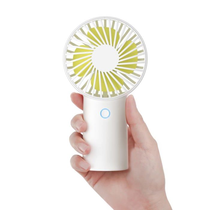 Ventilateur Personnel - ZEMINPEOEL - Modèle Portable - 3 Vitesses - 4000mAh - Blanc - Zeminpeoel